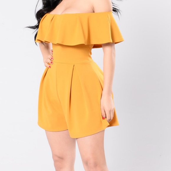 yellow jumpsuit fashion nova